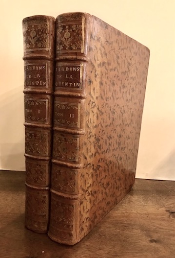 Jean, de La Quintinye Instruction pour les jardins fruitiers et potagers, avec un Traité des orangers, et des réflexions sur l'agriculture... Nouvelle edition revue, corrigée, et augmentée d'une Instruction pour la culture des fleurs. Tome premier (e Tome second) 1746-1756 Paris par la Compagnie des Libraires Associés